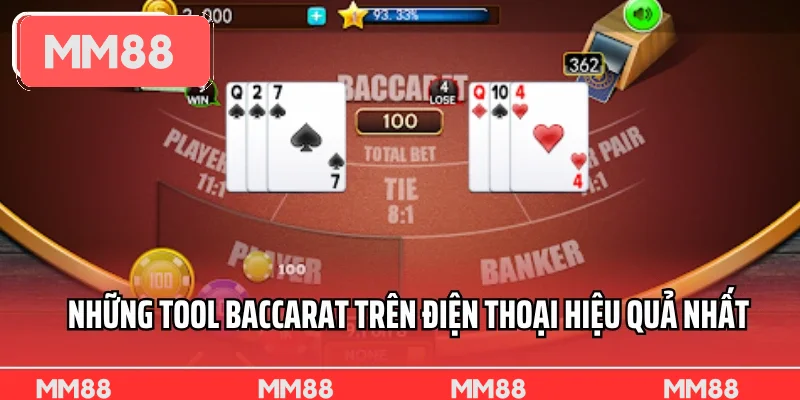 Những tool baccarat trên điện thoại hiệu quả nhất